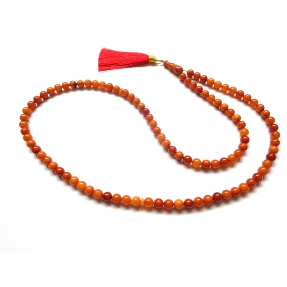 99 Bead Muslim Rosary with Minaret Butterscotch Baltic Amber Prayer Necklace 55g - Picture 2 of 10